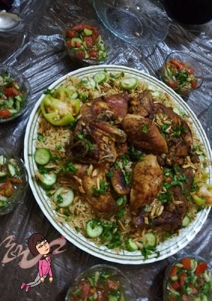 صورة لوصفة كبسة سعودية