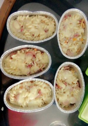 Foto resep Makaroni skotel kukus untuk camilan si baby