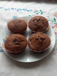 Kakaós fügés muffin 🌼 recept fotója