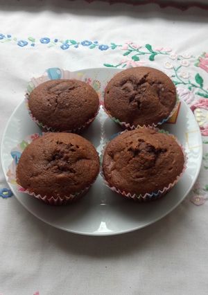 Kakaós fügés muffin 🌼 recept fotója