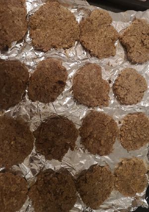 Una foto de Galletones de avena, manzana y almendras con nueces sin azúcar