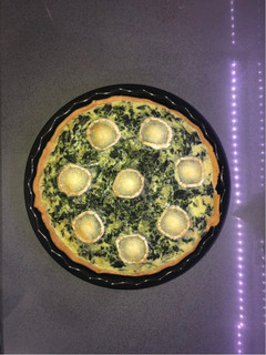 Foto principal de Quiche de espinacas, cebolla y queso de cabra