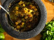 Una foto de salsa habanera