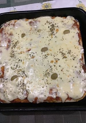 Una foto de Pizza casera