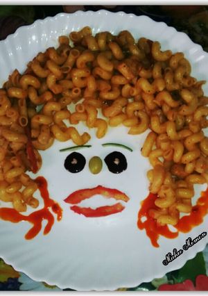 A picture of Spicey macroni.