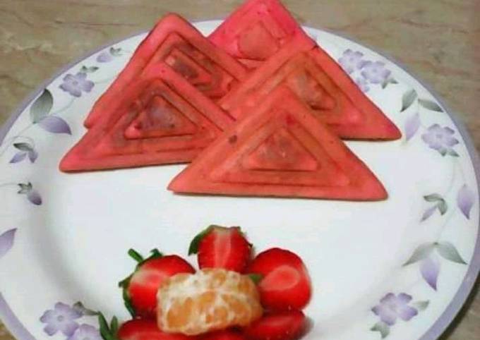 Recipe of Speedy Sandwich maker mini Strawberry Cakes