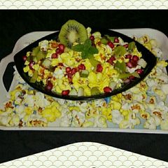 Fruity popcorn bhel A picture of Fruity popcorn bhel.