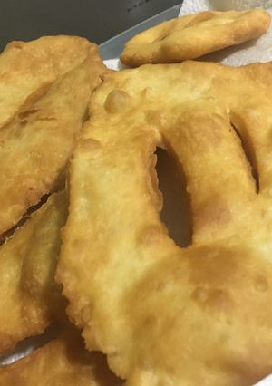 Una foto de Torta frita sin grasa