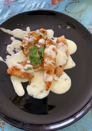 รูปของ อกไก่ย่างซอสมะนาว
