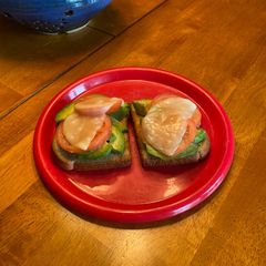 A picture of Cams Avocado Toast.