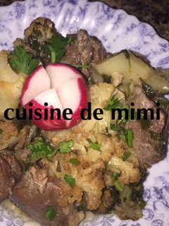 صورة لوصفة يخنة القرنبيط (زهرة)