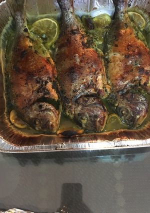 صورة لوصفة سمك الدنيس المشوي