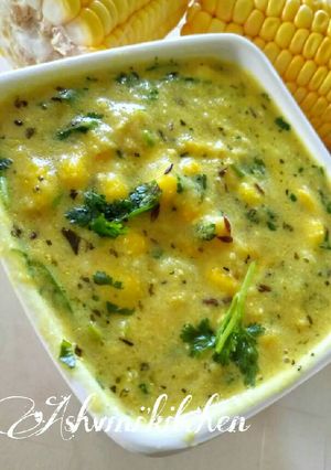 A picture of Corn Ki Sabzi.