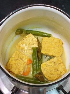 Foto resep Mpasi tempe buncis kuah santan