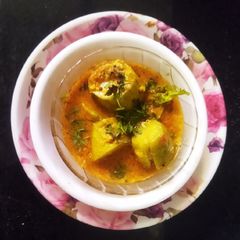 A picture of Cucumber Sabzi.