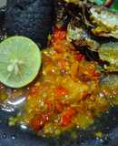 Sambal seruit terasi khas lampung