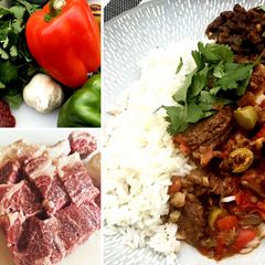 A picture of Ropa Vieja with Fullblood Wagyu Beef Chuck.