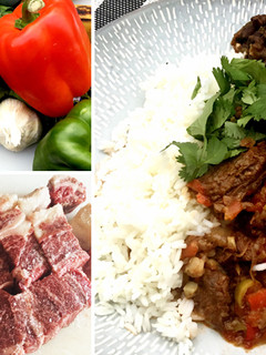 A picture of Ropa Vieja with Fullblood Wagyu Beef Chuck.