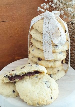 Une photo de Cookies coeur fondant nutella