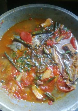 Foto resep ikan tengiri kua asam