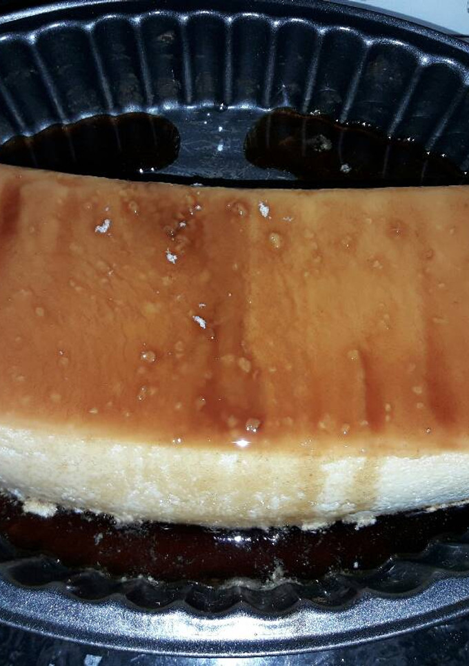 Una foto de Tarta de queso con caramelo