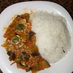 Rice and mixed vegetables curry #charity support recipe A picture of Rice and mixed vegetables curry #charity support recipe.