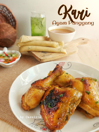 Cara Gampang Menyiapkan Kari Ayam Panggang||Pollo al curry grigliato Untuk Jualan