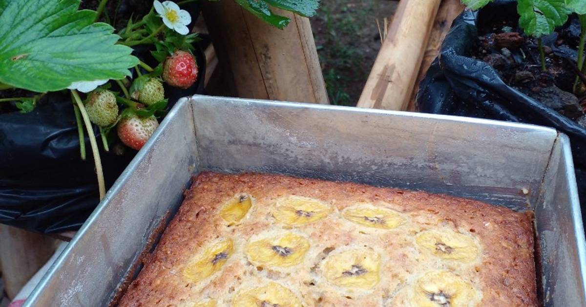 Resep Banana cake oven tangkring irit bahan oleh Eva Dwi Yuliani Cookpad