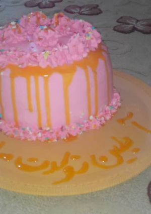 عکسی از دستور کیک تولد