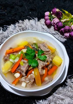 Foto resep Marak Lahma (Sop Kambing Ala Arab)