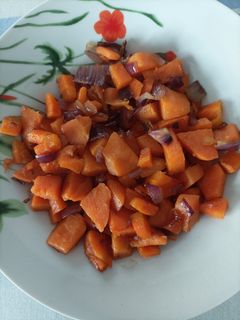Une photo de Poêlée de patate douce