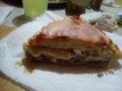 Una foto de pizza cuadrada
