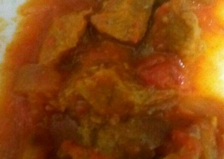 Spicy tumeric beef stew