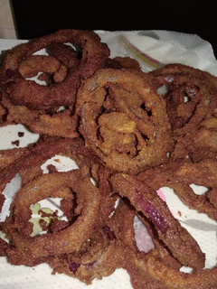 A picture of Crispy onion rings#Appetizzer#myfavriteasterdish.