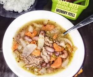 Resep Mudah Slice Beef Brenebon soup sop daging kacang merah Praktis Enak Resep Mudah Slice Beef Brenebon soup sop daging kacang merah Praktis Enak