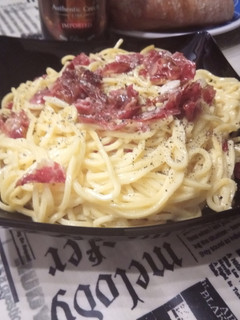 Una foto de Spaguetti Carbonara
