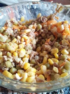 Una foto de Ensalada de enlatados