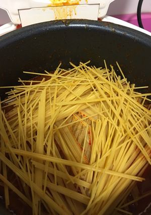 Una foto de Spaguettis olla newcook