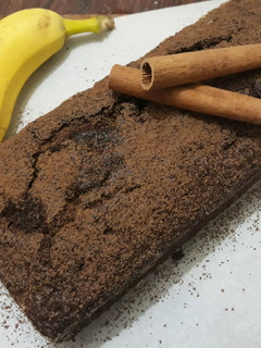 Foto de Bolo De Banana Com Chocolate e Mel