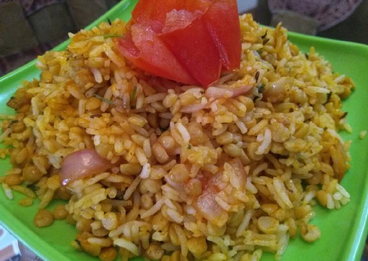 Steps to Make Favorite Chana dal biryani