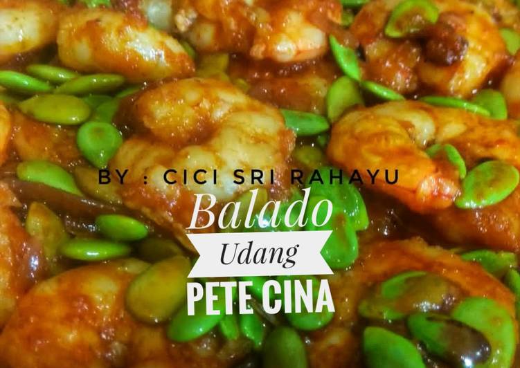 Langkah Mudah untuk Menyiapkan Balado udang petai cina Anti Gagal