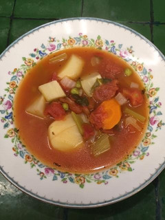 Una foto de Sopa de vegetales