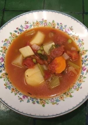 Una foto de Sopa de vegetales