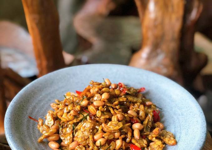 Ini dia! Resep memasak Kering tempe kacang  istimewa