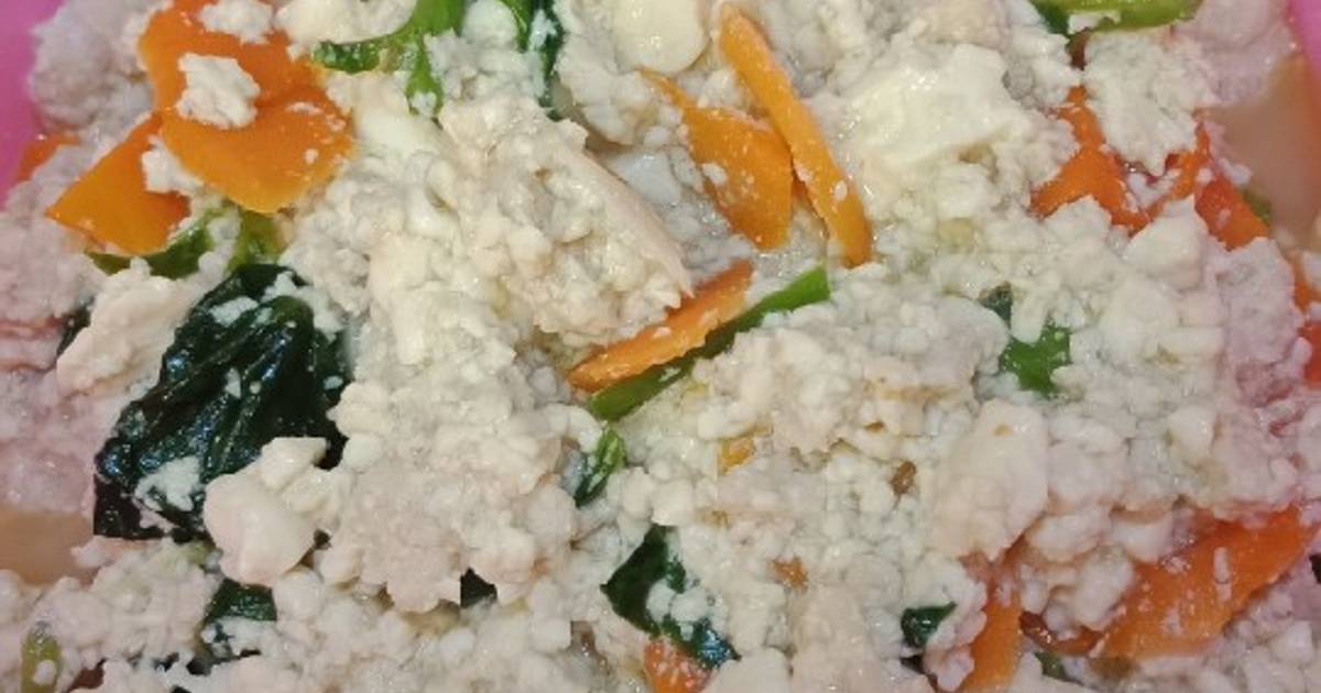 Resep Mpasi daging giling sayur tahu 12+ month oleh Damayanti napasha