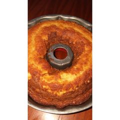 A picture of Ugali Cake😋.