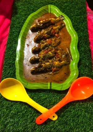 পোড়া টমেটো ট্যাংরার ঝাল(Pora Tomato Tangrar Jhal,Recipe in Beng রেসিপির প্রধান ছবি