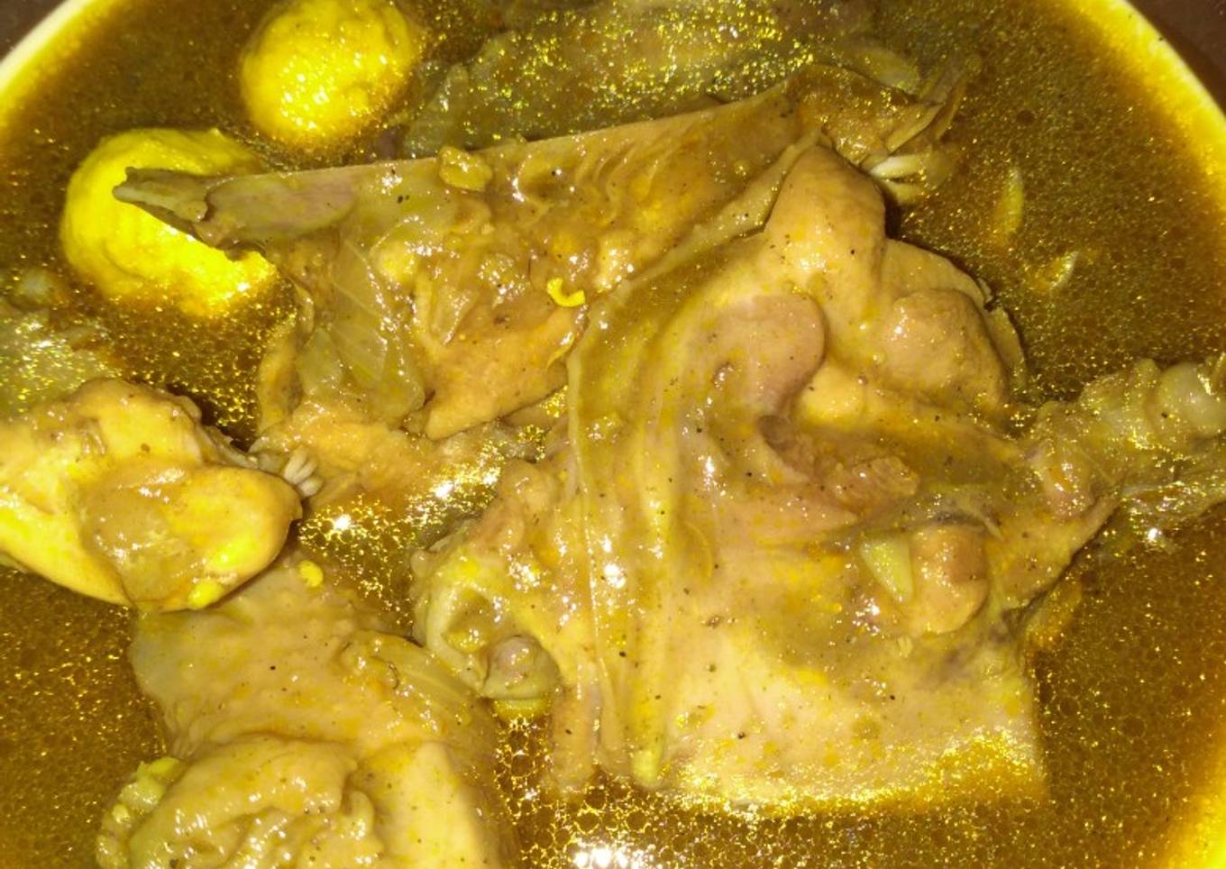 Chicken pepper soup