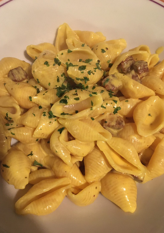 Foto di Conchiglie rigate allo zafferano