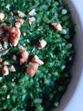 Riso con cimammarelle e noci